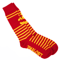USC Trojans Cardinal SC interlock Schooner Stripe Socks